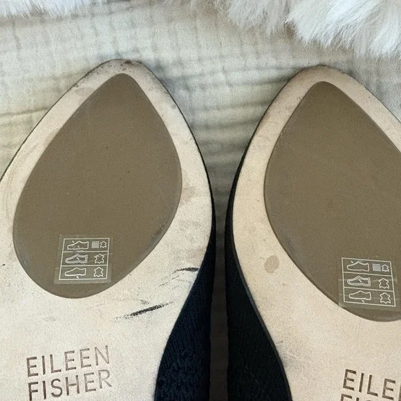 Eileen Fisher Purl Recycled Stretch Knit Bootie Womens Size 6 Black - Picture 8 of 8